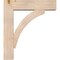 Ekena Millwork Thorton Block Smooth Bracket w/ Offset Brace, Douglas Fir, 7 1/2"W x 30"D x 34"H BKT0806X30X34THR05SDF - alternate 3